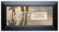 Marriage 16x8 Framed Art - Dexsa