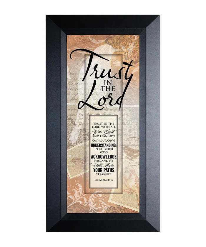 Trust in the Lord 8x16 Framed Art - Dexsa