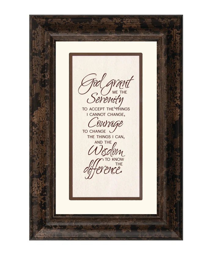 Serenity Prayer 8.5x12.5 Framed Art - Dexsa