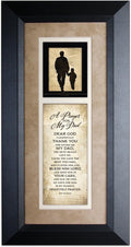 Prayer for Dad 8x16 Framed Art - Dexsa