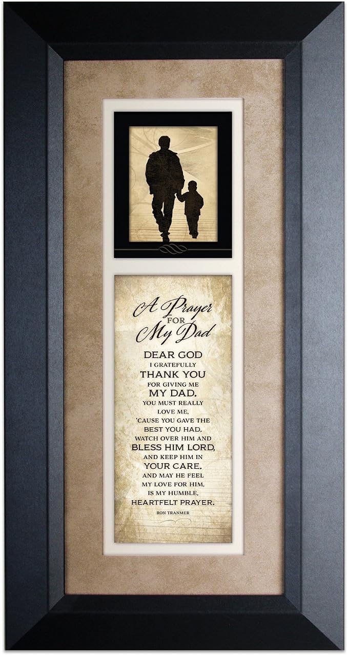 Prayer for Dad 8x16 Framed Art - Dexsa