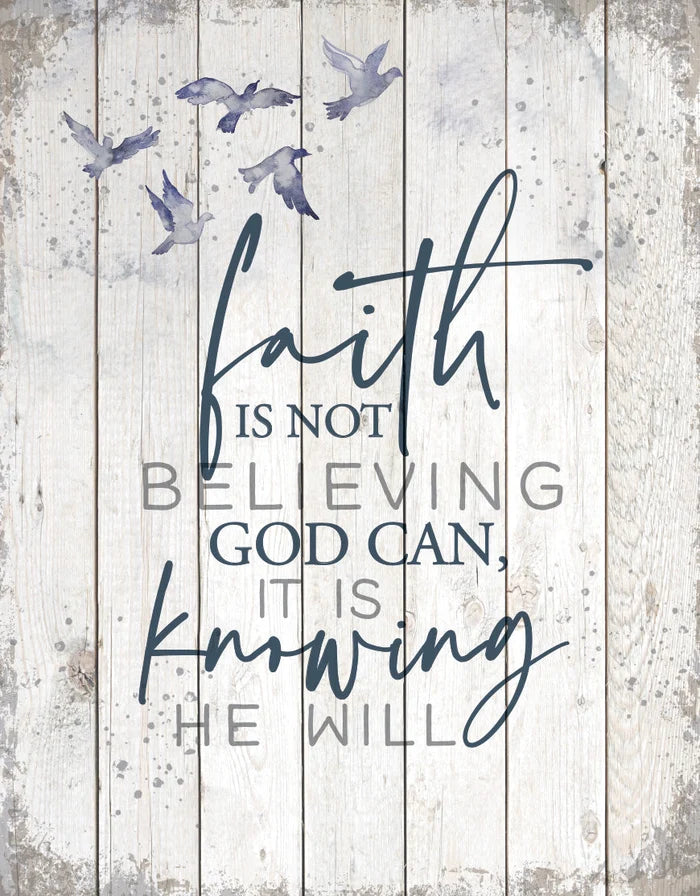 Faith 11x15 MDF Statement Board - Dexsa