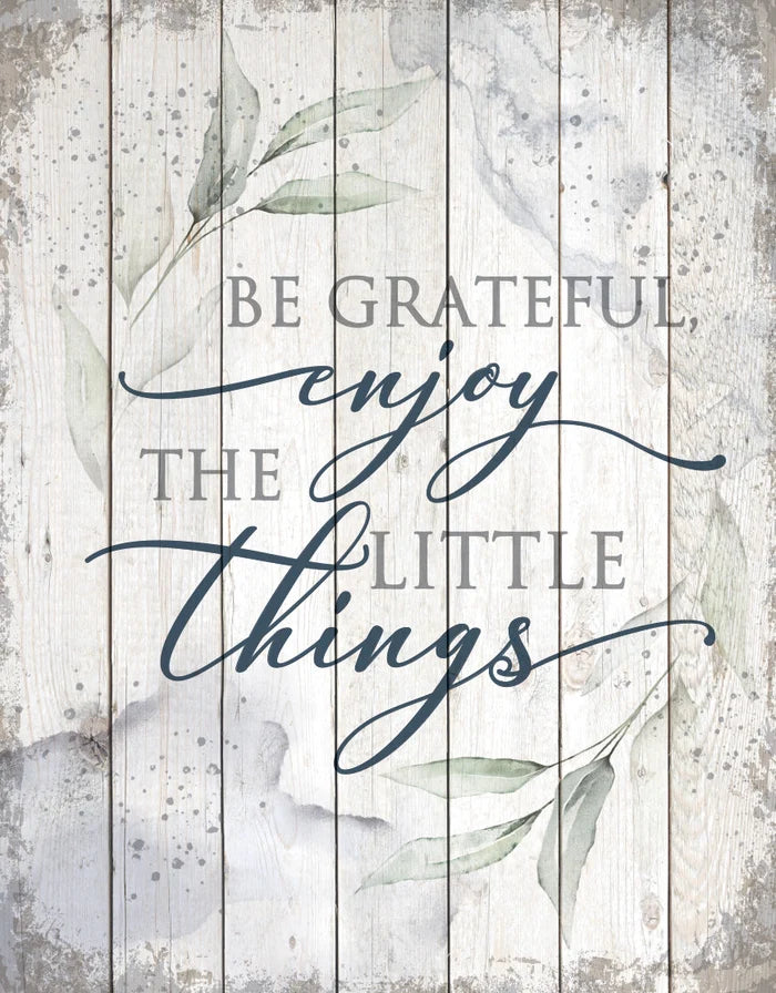 Be Grateful 11x15 MDF Statement Board - Dexsa