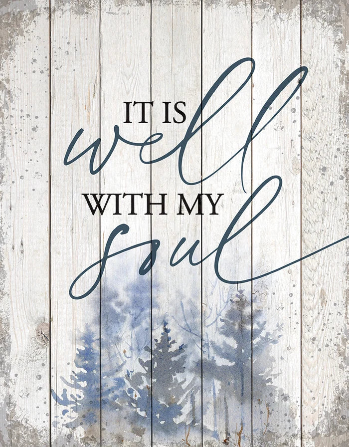 It Is Well 11x15 MDF Statement Board - Dexsa