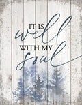 It Is Well 11x15 MDF Statement Board - Dexsa