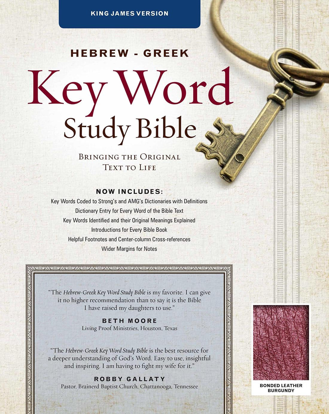 Hebrew-Greek Keyword Study Bible (KJV)
