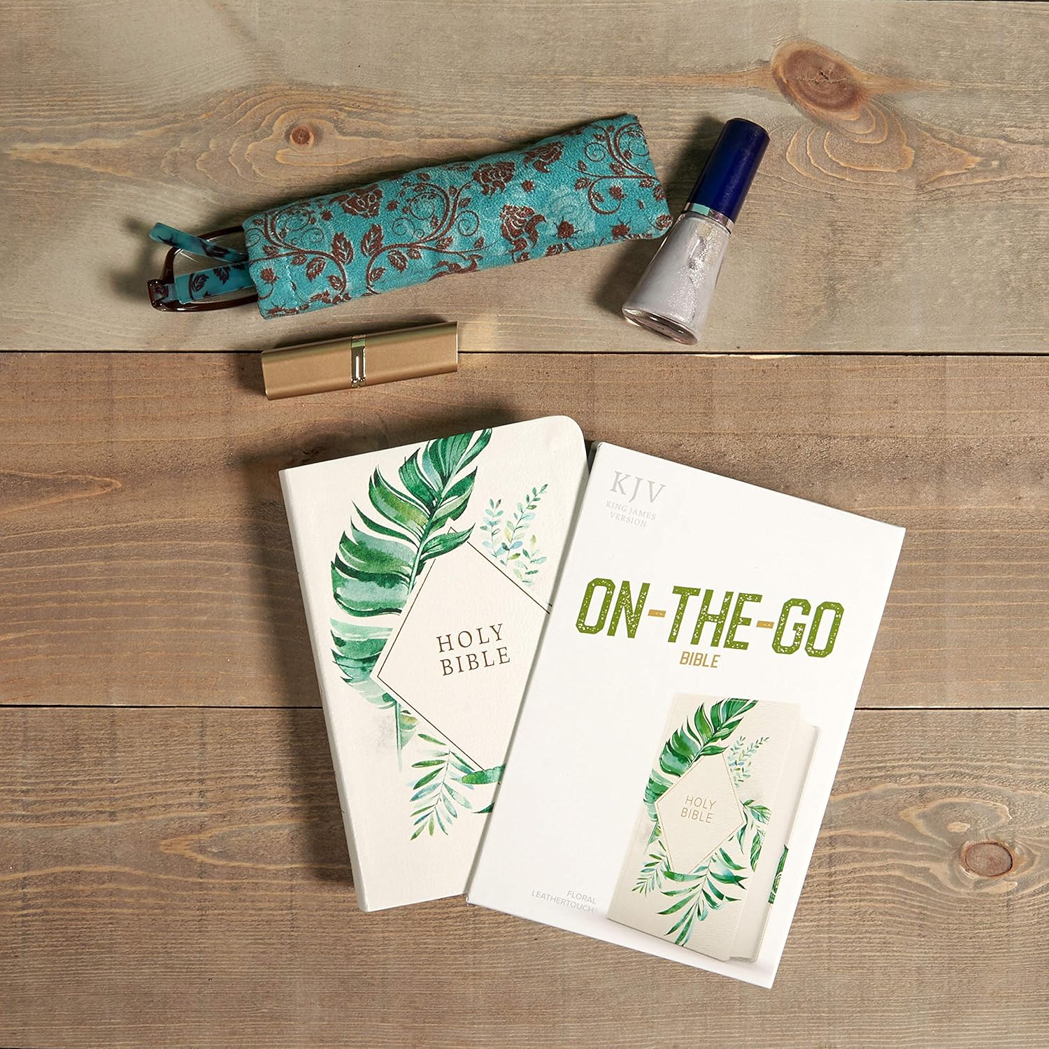 On-the-Go Bible (KJV) (Floral)