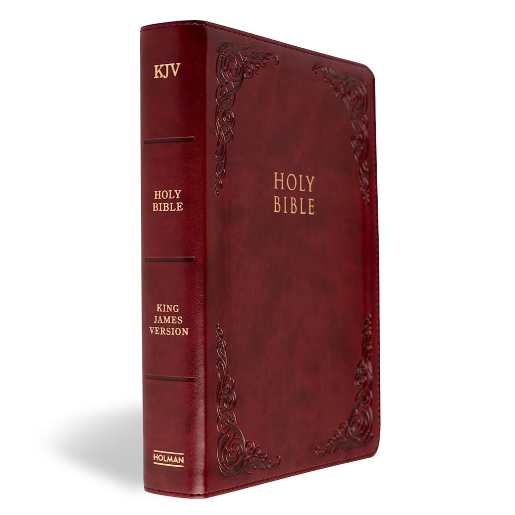 Holman Large Print Personal Size Reference Bible (KJV) (Burgundy)