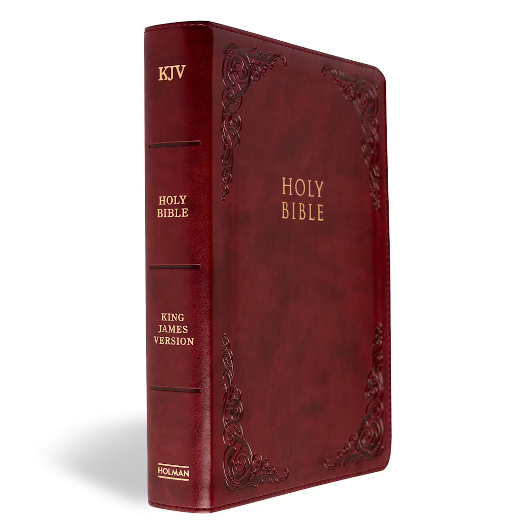Holman Large Print Personal Size Reference Bible (KJV) (Burgundy)