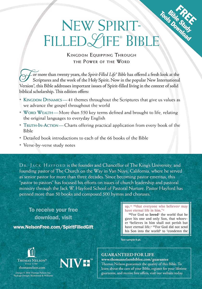 New Spirit-Filled Life Bible (NIV)
