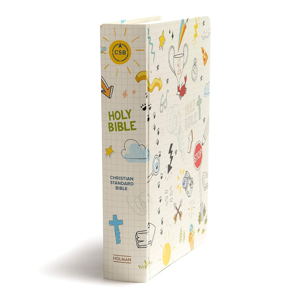 CSB Journal and Draw Bible For Kids, White