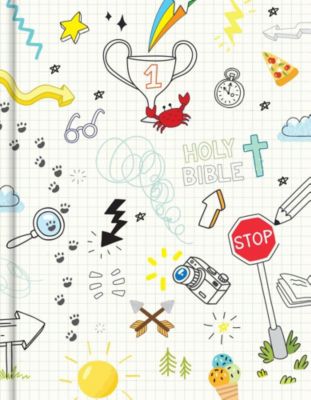 CSB Journal and Draw Bible For Kids, White