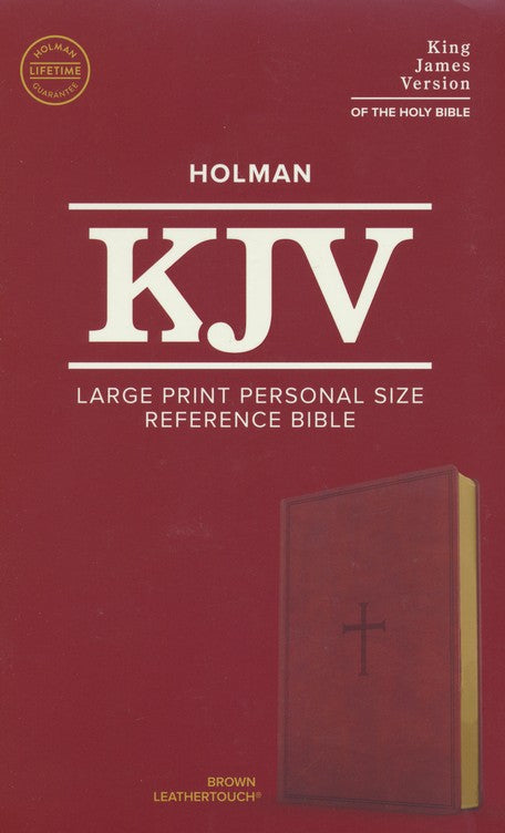 Holman Large Print Personal Size Reference Bible (KJV) (Brown)