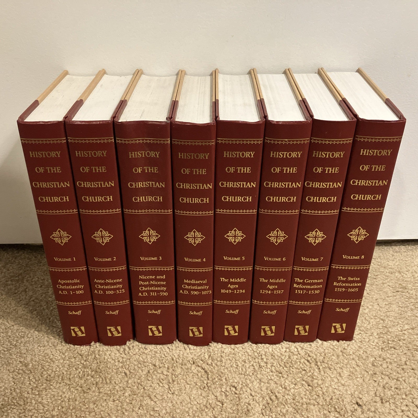 History of the Christian Church (Volumes 1-8)